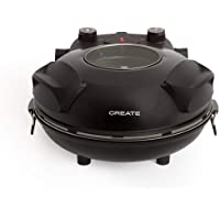 IKOHS Create Pizza Maker - Horno Eléctrico Pizzas- Base de Piedra Especial para cocinar Pizza- 31 CM Diámetro- 1200 W…